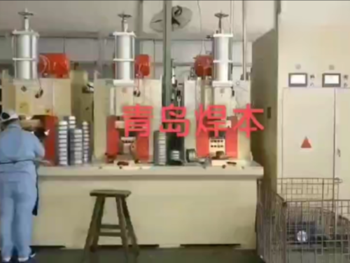 青島焊本水泵葉輪殼凸點焊機，一次完成40個凸點焊接！
